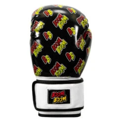 BOOM BOOM Boxing Striker Youth Boxing Gloves 3.0 -Boxing Promotions Shop bbsbgy3 bk wh 03