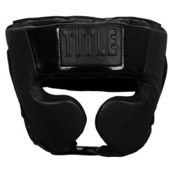 TITLE Black Training Headgear -Boxing Promotions Shop bkthg bk 2