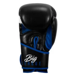 TITLE Boxing Leather Big League Training Gloves -Boxing Promotions Shop bltg2 bk bl 04