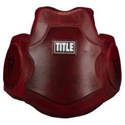 TITLE Boxing Blood Red Leather Body Protector -Boxing Promotions Shop brmmbp rd 2
