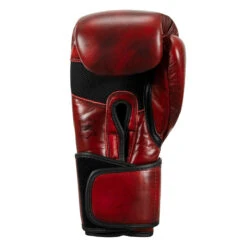 TITLE Boxing Blood Red Leather Training Gloves -Boxing Promotions Shop brtg rd 004