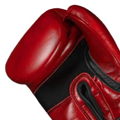 TITLE Boxing Blood Red Leather Training Gloves -Boxing Promotions Shop brtg rd 005