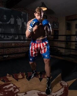 TITLE Boxing USA Stock Boxing Trunks -Boxing Promotions Shop btusa2