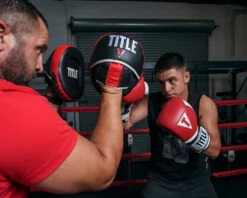 TITLE Boxing Leather Combination Focus Mitts 2.0 14 TITLE Boxing Leather Combination Focus Mitts 2.0 -Boxing Promotions Shop cbfpm2 rd bk 3