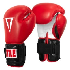 TITLE Classic Power Weight Bag Gloves -Boxing Promotions Shop cpwbg rd bk 02 18
