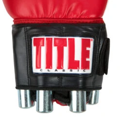 TITLE Classic Power Weight Bag Gloves -Boxing Promotions Shop cpwbg rd bk 06 18
