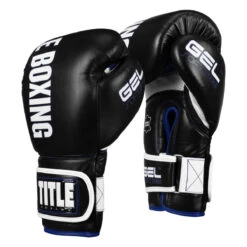TITLE Boxing Gel Soft Strike Bag Gloves -Boxing Promotions Shop cssgbg1 bk bl 02
