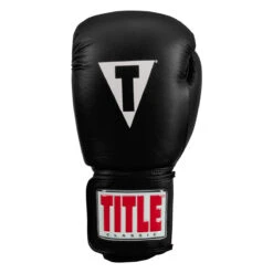 TITLE Classic Leather Elastic Training Gloves 2.0 -Boxing Promotions Shop ctsgv2 bk 03