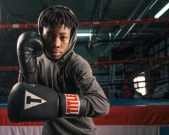 TITLE Classic Leather Elastic Training Gloves 2.0 -Boxing Promotions Shop ctsgv22 bk