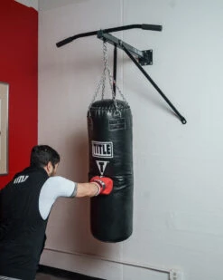 TITLE Boxing Deluxe Wall Mount Pull-Up Bar & Bag Hanger -Boxing Promotions Shop dwmpub 1