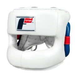 Fighting Leather No Contact Headgear -Boxing Promotions Shop ffshg2 wh 1