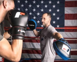 Fighting Freedom Leather Focus Mitts -Boxing Promotions Shop flfm2 bk