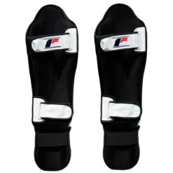 Fighting S2 GEL Power Shin & Instep Guards -Boxing Promotions Shop fs2sig wh bk 3