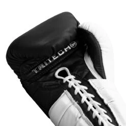Fighting Tri-Tech Tenacious Lace Training Gloves -Boxing Promotions Shop fs3ttgl bk wh 005