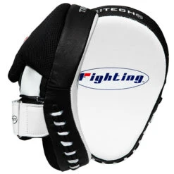 Fighting Tri-Tech Curved Mitts 8 Fighting Tri-Tech Curved Mitts -Boxing Promotions Shop fsppm wh bk 3 2