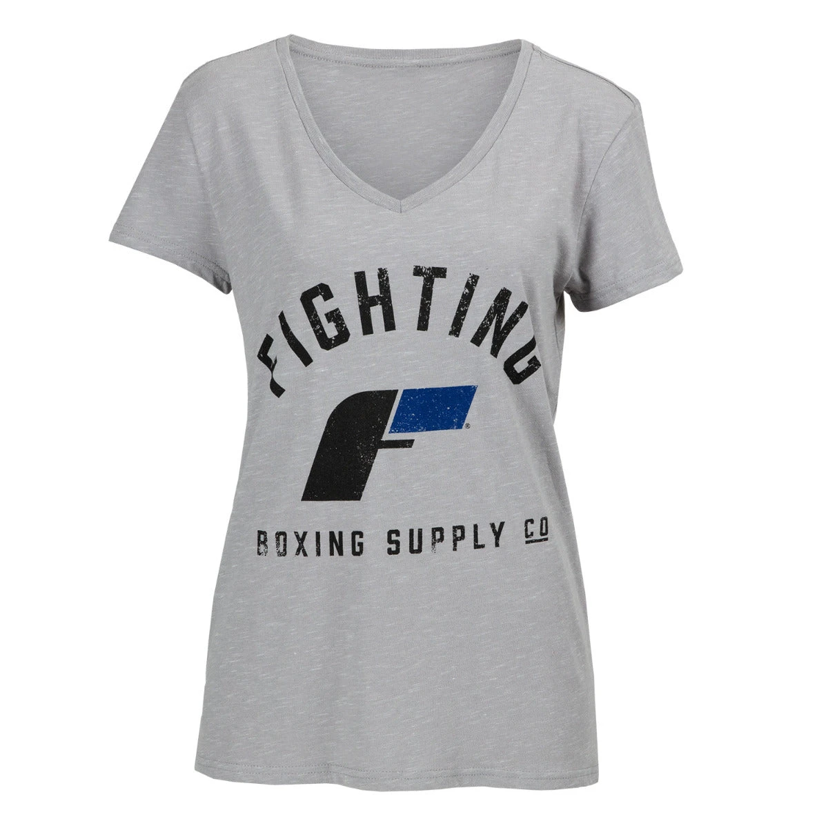 Fighting Women's Distressed V-Neck Tee 4 Fighting Women's Distressed V-Neck Tee - Image 4