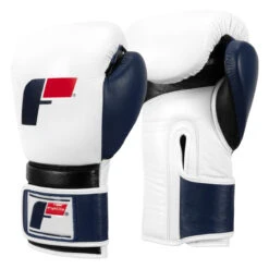 Fighting Force Training Gloves -Boxing Promotions Shop ftgftg wh bl bk 2 1