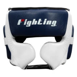 Fighting Force Leather Training Headgear 9 Fighting Force Leather Training Headgear -Boxing Promotions Shop ftghgt wh bl bk 2 1