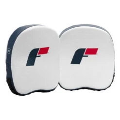 Fighting Force Micro Leather Punch Mitts -Boxing Promotions Shop ftgmpm wh bl bk 2