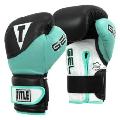 TITLE Boxing Gel Suspense V2T Training Gloves 17 TITLE Boxing Gel Suspense V2T Training Gloves -Boxing Promotions Shop gstgev2t bk tq 02