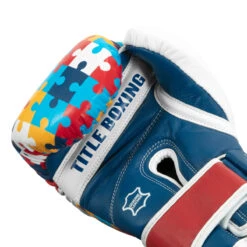 TITLE Boxing Gel World V2T Limited Edition Autism Awareness Bag Gloves -Boxing Promotions Shop gtwbgle2 5 1