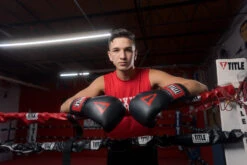 TITLE Boxing Gel Victor Sparring Gloves 13 TITLE Boxing Gel Victor Sparring Gloves -Boxing Promotions Shop gvsg bk wh rd 1