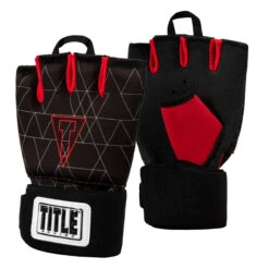 TITLE Boxing Defender Sublimated Glove Wraps -Boxing Promotions Shop ksgw bk rd 2 1