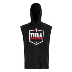 TITLE Boxing Jumbo Logo Sleeveless Hoodie -Boxing Promotions Shop lta4 bk 2 1