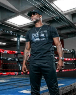 TITLE Boxing Dual-Frame Logo Tee 11 TITLE Boxing Dual-Frame Logo Tee -Boxing Promotions Shop lta6 bk 1 1