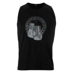 TITLE Boxing Vintage Hanging Gloves Tank -Boxing Promotions Shop lta7 bk 1 1