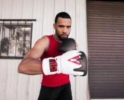 TITLE Boxing Gel Lava Leather Series Sparring Gloves -Boxing Promotions Shop mlvlsg wh rd bk 4