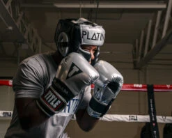TITLE Platinum Traditional Training Headgear -Boxing Promotions Shop plhgt bk sv 3 1 1