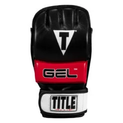 TITLE MMA Perform Gel Bag Gloves 2.0 -Boxing Promotions Shop pmgbg2 bk rd 03