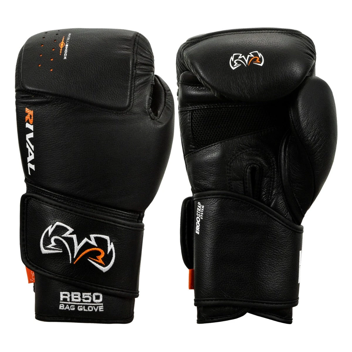 Rival Boxing Intelli-Shock Leather Bag Gloves 1 Rival Boxing Intelli-Shock Leather Bag Gloves
