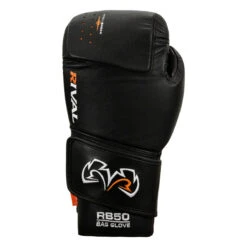 Rival Boxing Intelli-Shock Leather Bag Gloves 12 Rival Boxing Intelli-Shock Leather Bag Gloves -Boxing Promotions Shop rb50 bk 3 1
