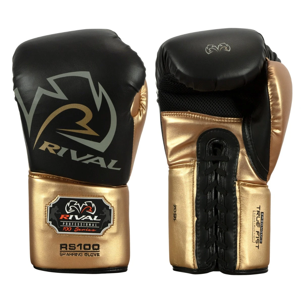 Rival Boxing 100 Series Lace Sparring Gloves 1 Rival Boxing 100 Series Lace Sparring Gloves