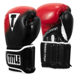 TITLE Boxing Speed-Trax Weighted Bag Gloves 8 TITLE Boxing Speed-Trax Weighted Bag Gloves -Boxing Promotions Shop stwbg bk rd 02