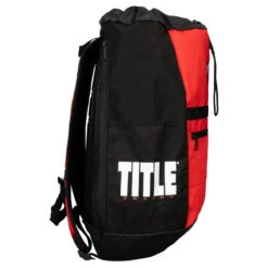 TITLE Boxing Defender Backpack -Boxing Promotions Shop tbag39 bk rd 4