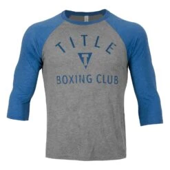 TITLE Boxing Club Classic Baseball Tee -Boxing Promotions Shop tbct198 gr ry 1 1