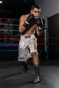 TITLE Boxing Speed-Flex Encore High-Top Shoes -Boxing Promotions Shop tbs 2 bk 1 1