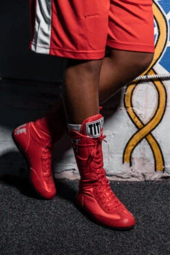 TITLE Boxing Speed-Flex Encore High-Top Shoes -Boxing Promotions Shop tbs 2 rd