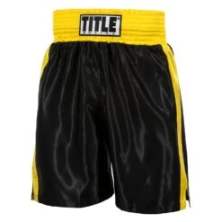 TITLE Boxing Edge Boxing Trunks 2.0 -Boxing Promotions Shop tbtc2 bk gd 1 1
