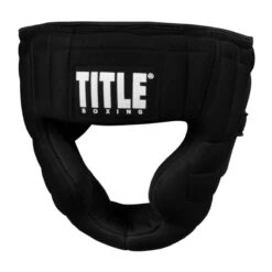 TITLE Boxing Weighted Headgear 8 TITLE Boxing Weighted Headgear -Boxing Promotions Shop tbwhg8 bk 02 2 1