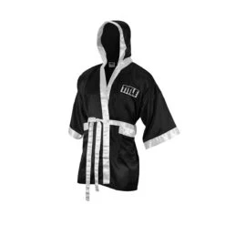 TITLE Boxing Fingertip Robe -Boxing Promotions Shop tsrf bk wh 2
