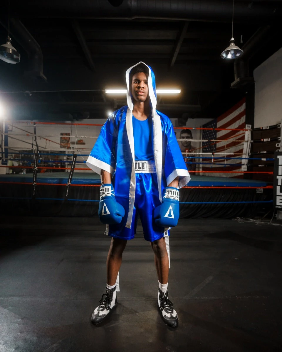 TITLE Boxing Pro Full Length Boxing Robe 13 TITLE Boxing Pro Full Length Boxing Robe - Image 13