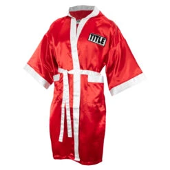 TITLE Boxing Full Length Robe -Boxing Promotions Shop tsrfl rd wh 01 1 6