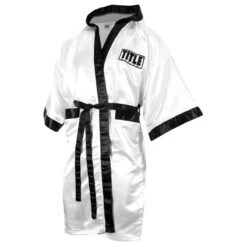 TITLE Boxing Full Length Robe -Boxing Promotions Shop tsrfl wh bk 01 6
