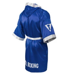 TITLE Boxing Pro Full Length Boxing Robe 29 TITLE Boxing Pro Full Length Boxing Robe -Boxing Promotions Shop tsrfl2 bl wh 04