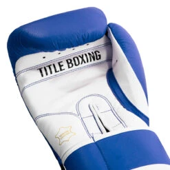 TITLE Boxing Pro Style Leather Training Gloves 3.0 -Boxing Promotions Shop tvvtg3 bl wh 005