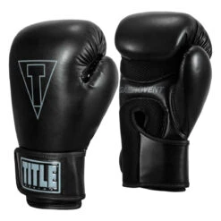 TITLE Boxing Vegan Fitness Bag Gloves -Boxing Promotions Shop vgfbg bk bk 2 1 1